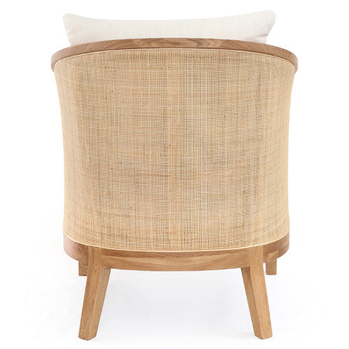 HYDE PARK HOME LENYLLE OAK WOOD TUB CHAIR