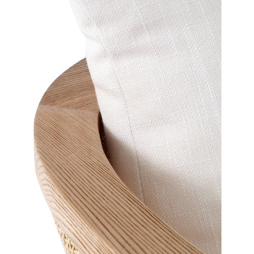 HYDE PARK HOME LENYLLE OAK WOOD TUB CHAIR
