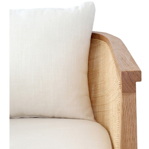 HYDE PARK HOME LENYLLE OAK WOOD TUB CHAIR