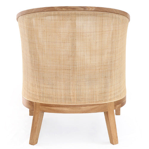 HYDE PARK HOME LENYLLE OAK WOOD TUB CHAIR