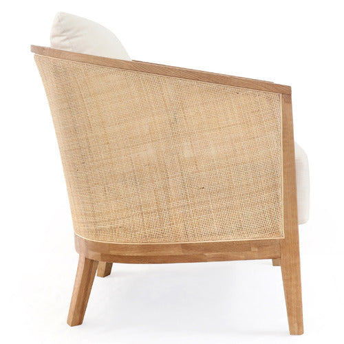 HYDE PARK HOME LENYLLE OAK WOOD TUB CHAIR