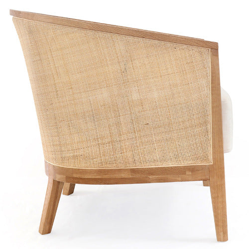 HYDE PARK HOME LENYLLE OAK WOOD TUB CHAIR