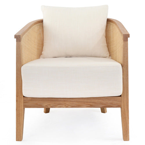 HYDE PARK HOME LENYLLE OAK WOOD TUB CHAIR