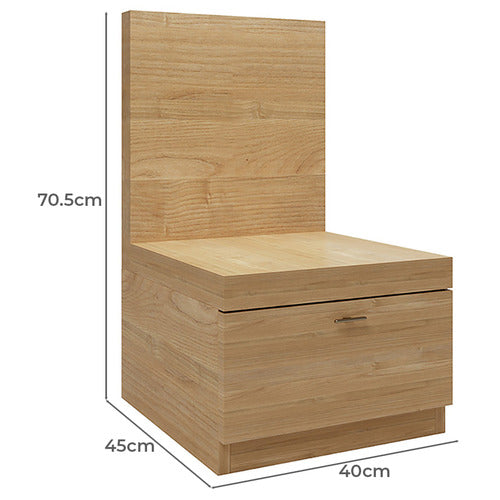 HOME & LIFESTYLE LEONIE BEDSIDE TABLE