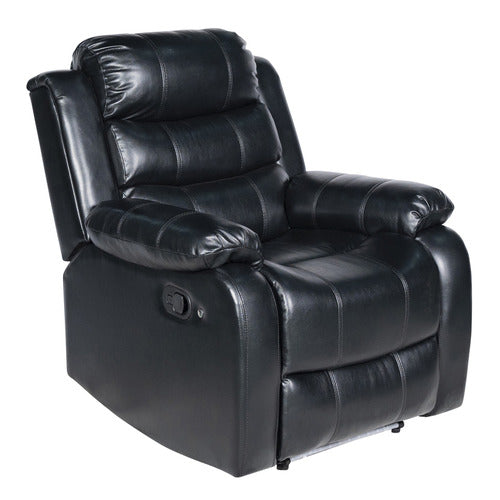 SOUTHERN STYLERS WILBUR FAUX LEATHER RECLINER ARMCHAIR