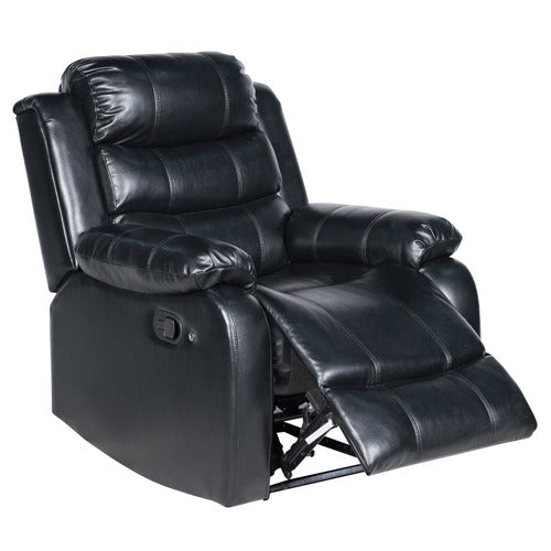 SOUTHERN STYLERS WILBUR FAUX LEATHER RECLINER ARMCHAIR