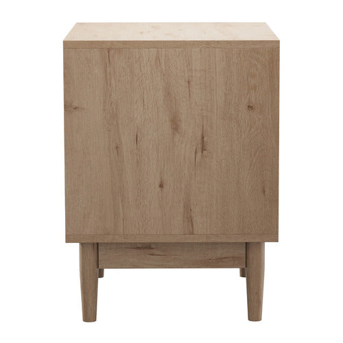 LIVING FUSION ADRIAN 2 DRAWER BEDSIDE TABLE