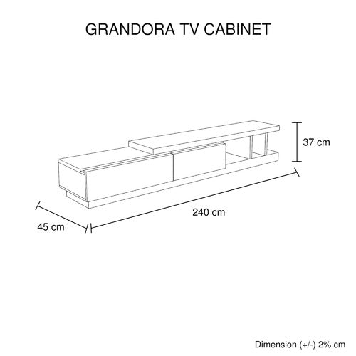 SOUTHERN STYLERS 240CM LEVESQUE TV UNIT