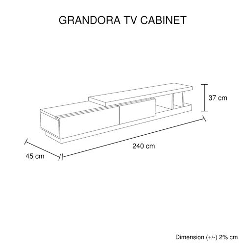 SOUTHERN STYLERS 240CM LEVESQUE TV UNIT