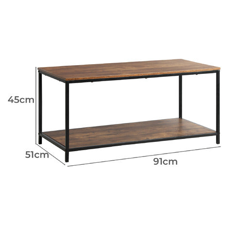 LIVING FUSION LEXI 2 TIER COFFEE TABLE