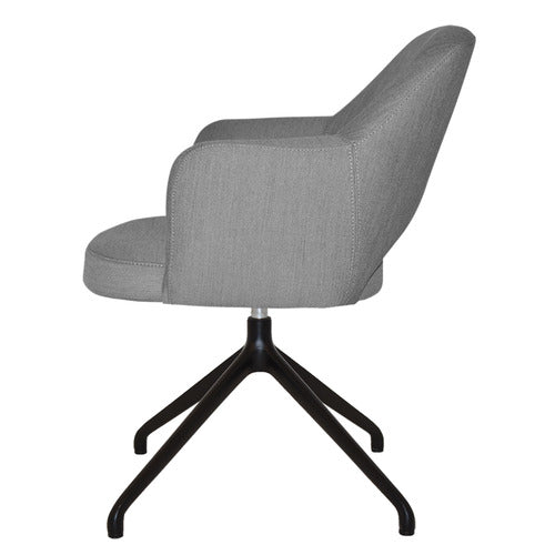 BRIGHT SIDE FURNITURE LEX COTTON-BLEND TRESTLE ARMCHAIRS (SET OF 2)