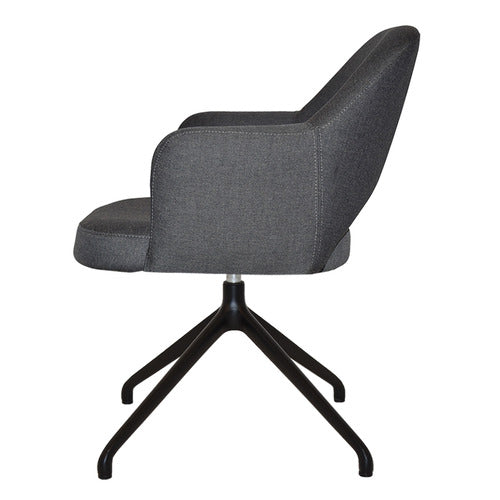 BRIGHT SIDE FURNITURE LEX COTTON-BLEND TRESTLE ARMCHAIRS (SET OF 2)