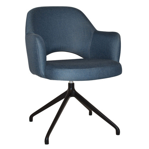 BRIGHT SIDE FURNITURE LEX COTTON-BLEND TRESTLE ARMCHAIRS (SET OF 2)