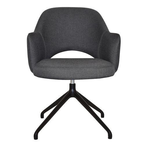 BRIGHT SIDE FURNITURE LEX COTTON-BLEND TRESTLE ARMCHAIRS (SET OF 2)
