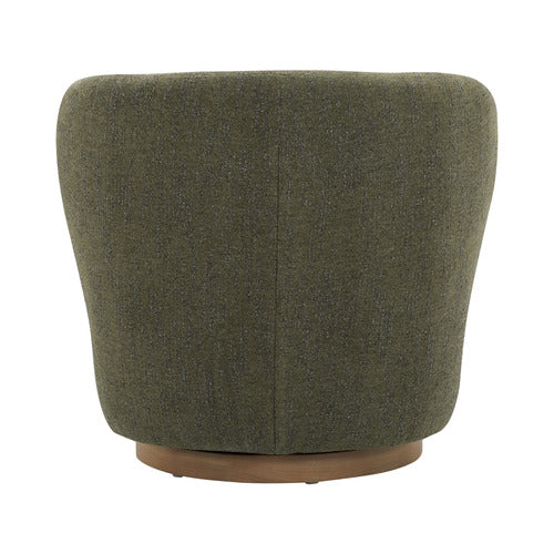 LIBBY UPHOLSTERED SWIVEL ACCENT CHAIR