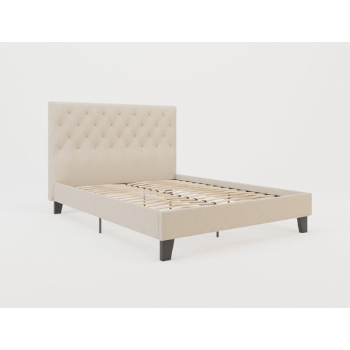 RAWSON & CO LIGHT BEIGE OXFORD WOODEN BED