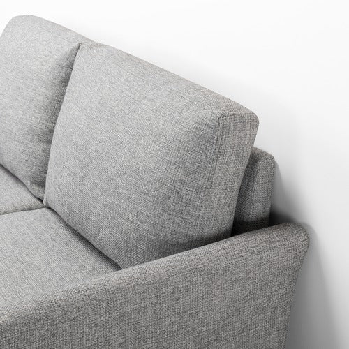 STUDIO HOME LIGHT GREY 2 SEATER CLASSIC SOFA