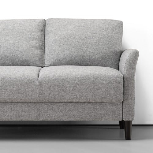 STUDIO HOME LIGHT GREY 2 SEATER CLASSIC SOFA