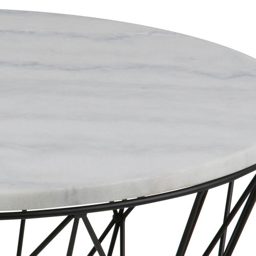 INNOVA STUDIO LILLIE MARBLE COFFEE TABLE