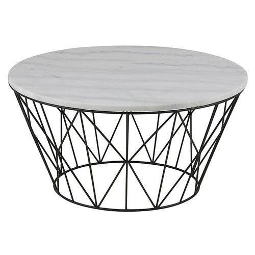 INNOVA STUDIO LILLIE MARBLE COFFEE TABLE
