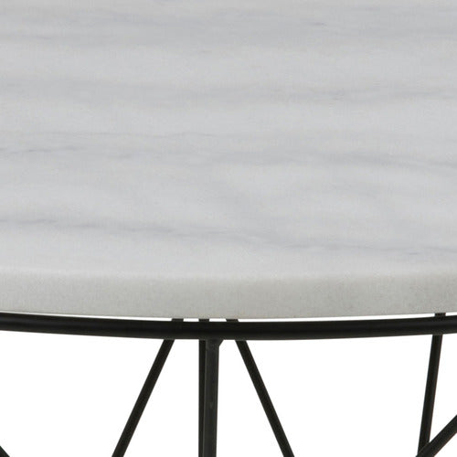 INNOVA STUDIO LILLIE MARBLE COFFEE TABLE