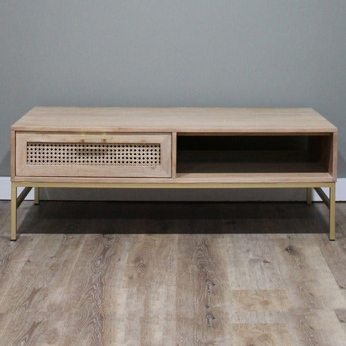 CARRINGTON FURNITURE LILO RATTAN COFFEE TABLE