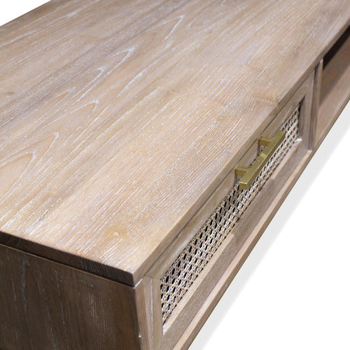 CARRINGTON FURNITURE LILO RATTAN COFFEE TABLE
