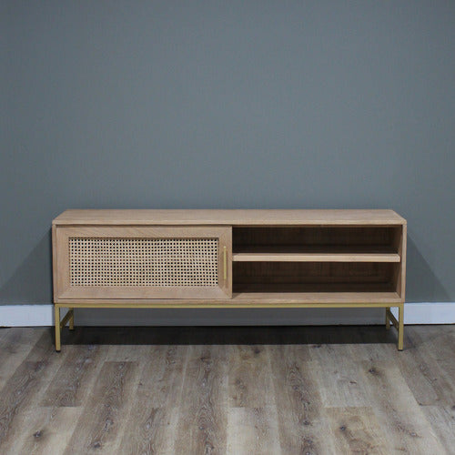 CARRINGTON FURNITURE 160CM LILO RATTAN TV UNIT