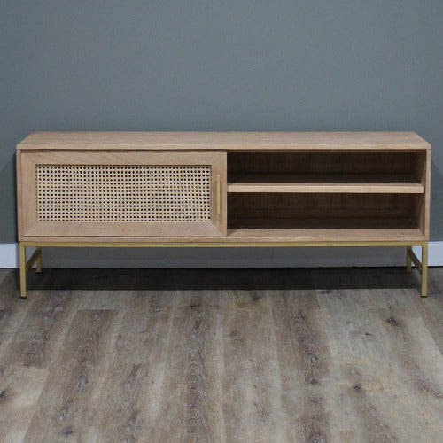 CARRINGTON FURNITURE 160CM LILO RATTAN TV UNIT