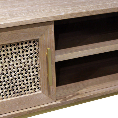 CARRINGTON FURNITURE 160CM LILO RATTAN TV UNIT