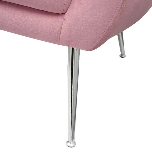 SOUTHERN STYLERS LINOS VELVET ARMCHAIR