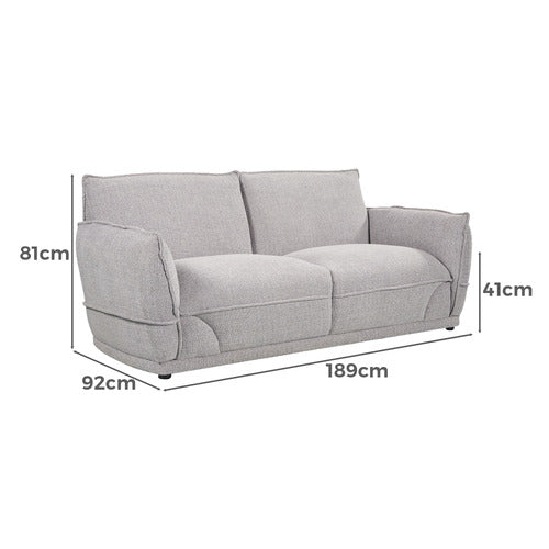 BY DESIGNS LIONNEL 2 SEATER UPHOLSTERED SOFA