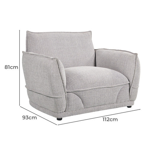BY DESIGNS LIONNEL UPHOLSTERED ARMCHAIR