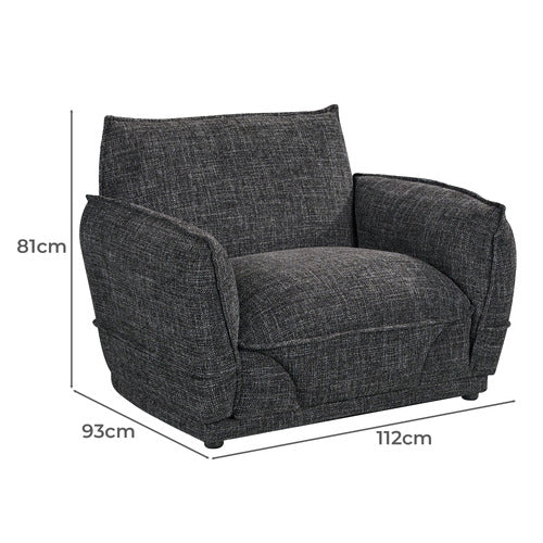 BY DESIGNS LIONNEL UPHOLSTERED ARMCHAIR