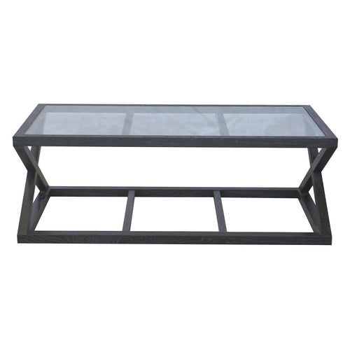HAMILTON FURNITURE LORELIA OAK WOOD COFFEE TABLE