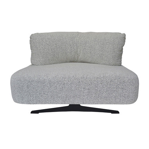 BROOKLYN AND BELLA LUCA BOUCLE LOUNGE CHAIR