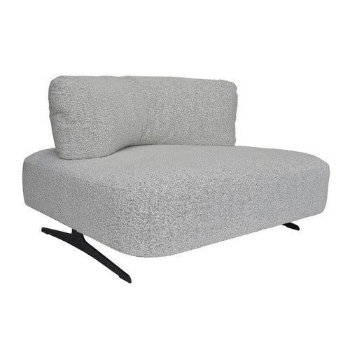 BROOKLYN AND BELLA LUCA BOUCLE LOUNGE CHAIR