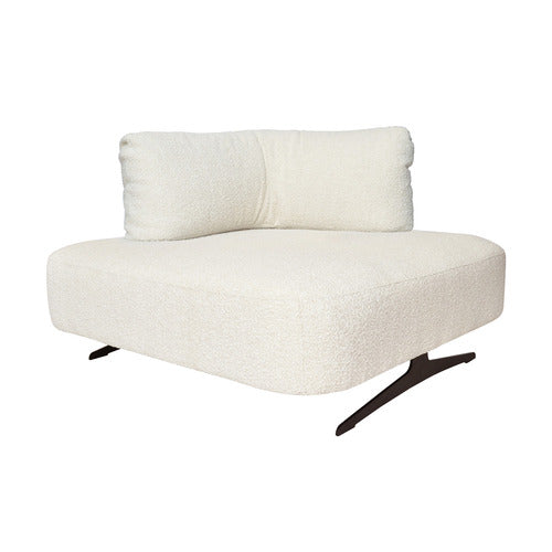 BROOKLYN AND BELLA LUCA BOUCLE LOUNGE CHAIR