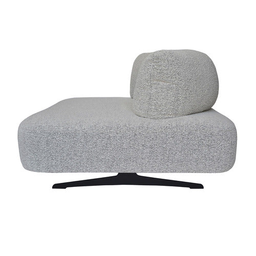 BROOKLYN AND BELLA LUCA BOUCLE LOUNGE CHAIR