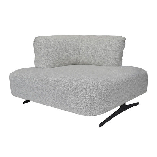 BROOKLYN AND BELLA LUCA BOUCLE LOUNGE CHAIR