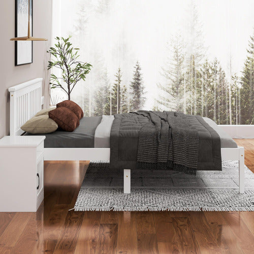 HOXTON ROOM LUNOX PINE WOOD BED FRAME