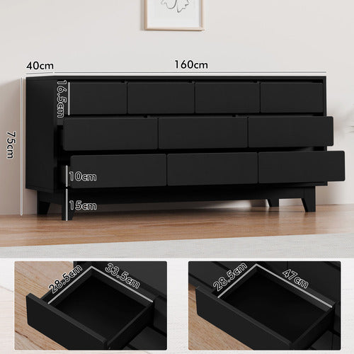 HOXTON ROOM LUTTRELL 10 DRAWER CHEST