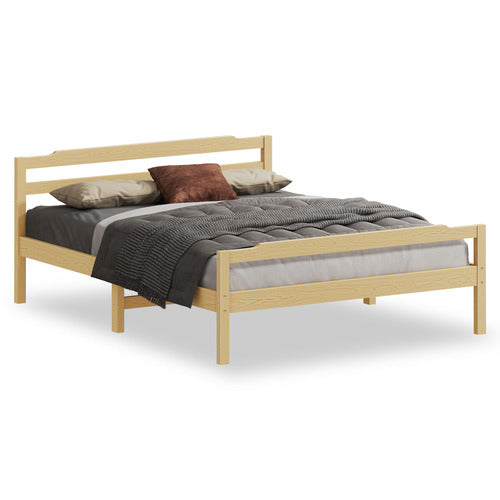 HOXTON ROOM LYNA PINE WOOD BED FRAME