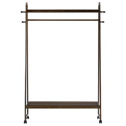 LIVING FUSION LYNNE BAMBOO CLOTHING RACK