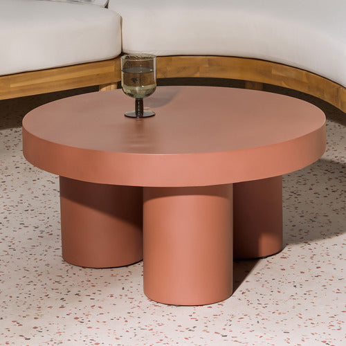 MAKKARI POLYSTONE OUTDOOR COFFEE TABLE