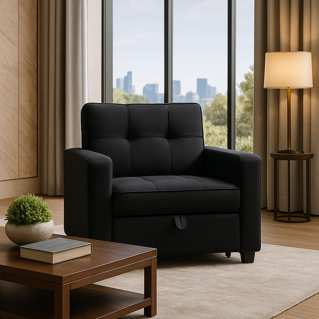 MCMAHON SOFA BED CHARCOAL
