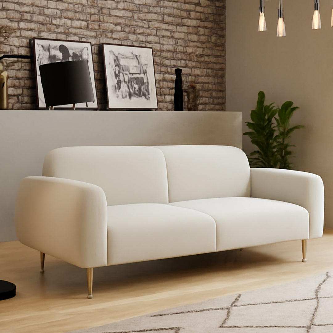 MODERN COLLECTIVE LEOPOLD 2 SEATER VELVET SOFA