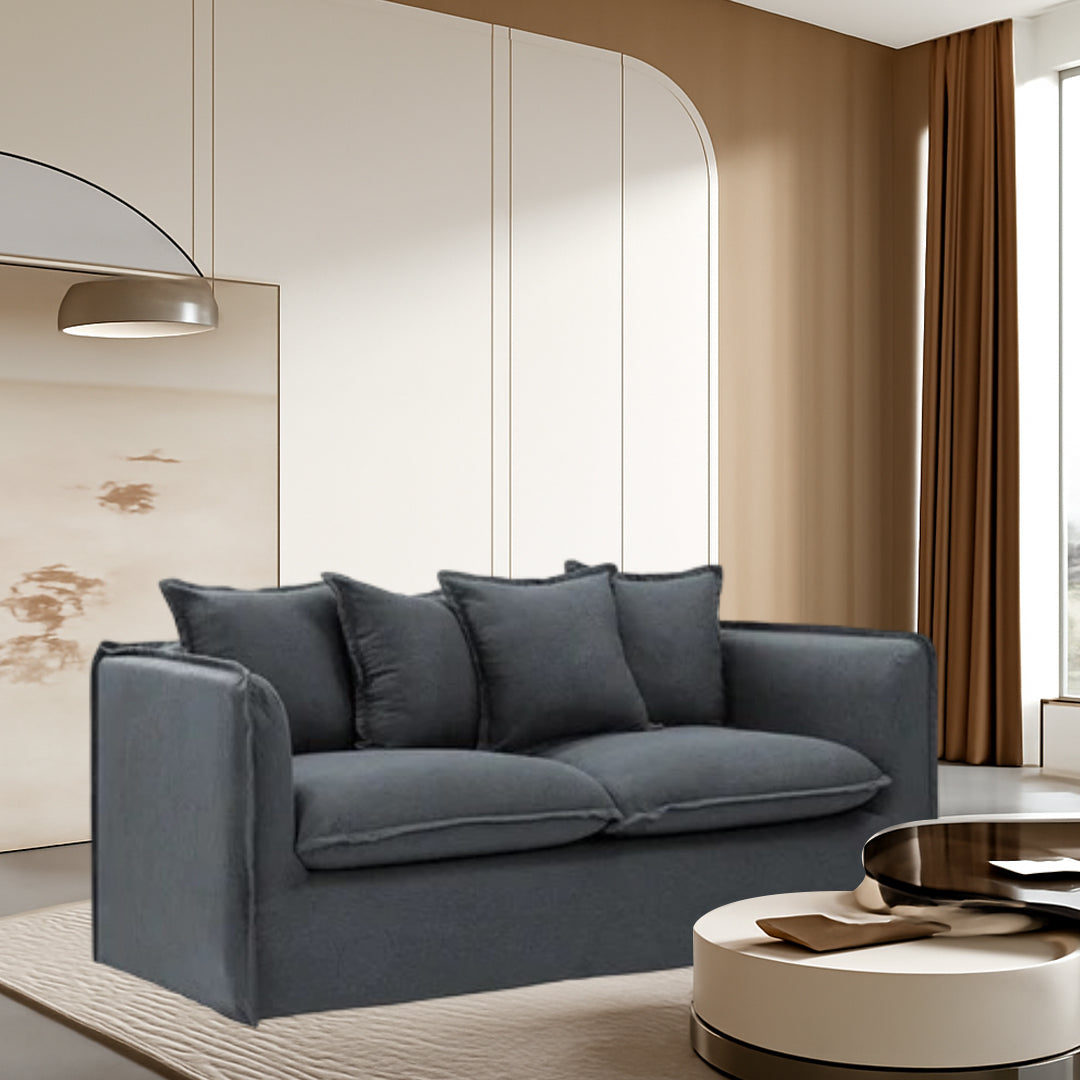 MONTAUK 2 SEATER UPHOLSTERED SLIPCOVER SOFA