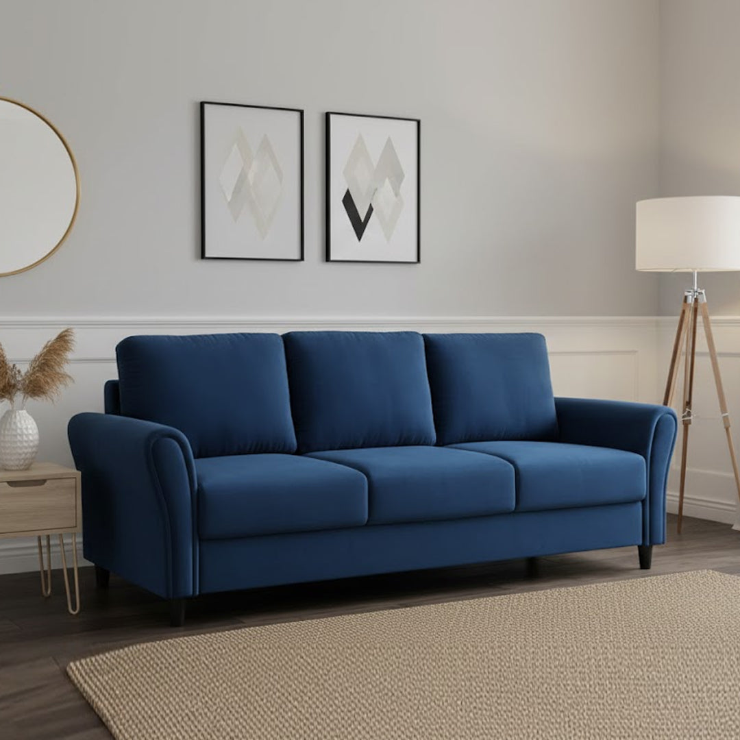 MONTES 3 SEAT SOFA BLUE
