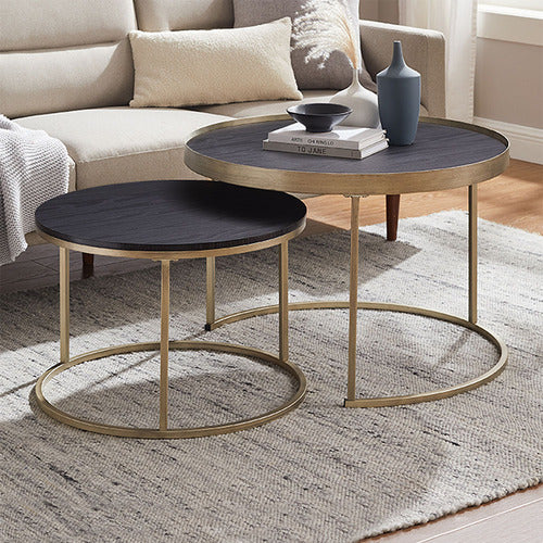MONUMENT FURNITURE 2 PIECE GAIA NESTING COFFEE TABLE SET